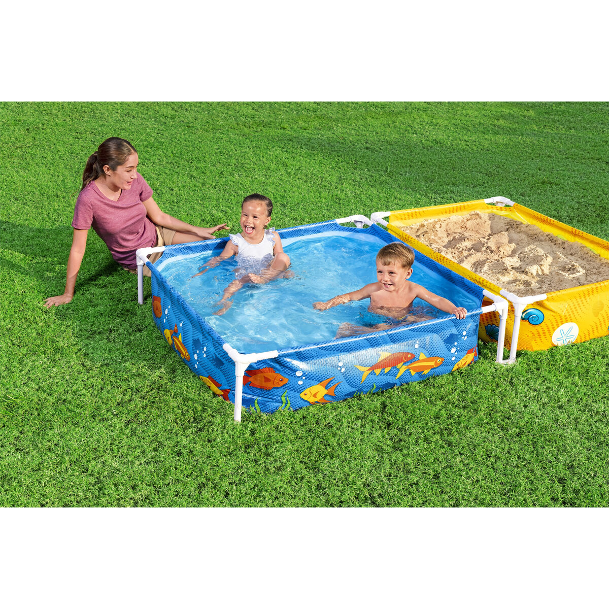 Lastebassein Bestway 213 x 122 x 30,5 cm